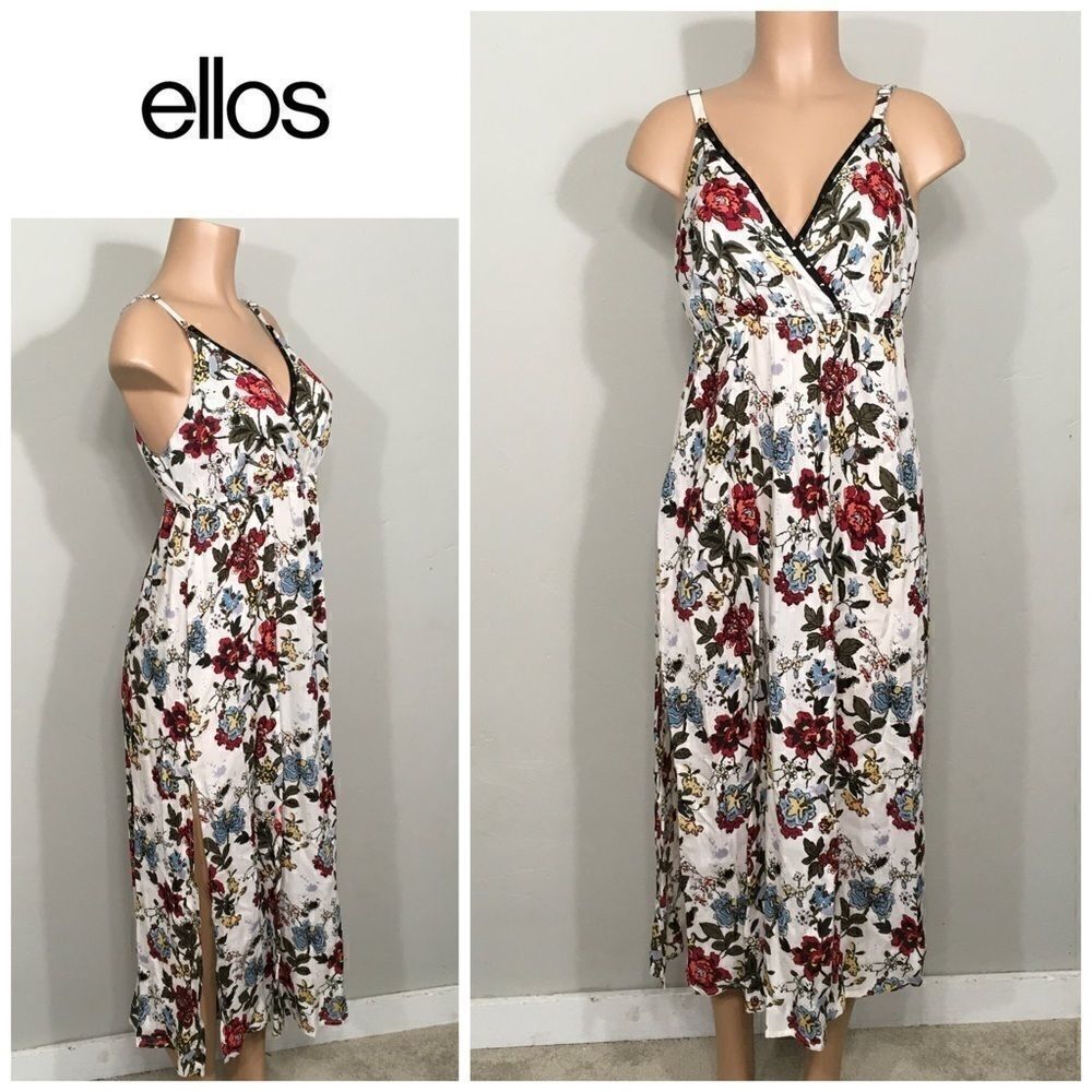 Ellos summer split side dress. NWOT